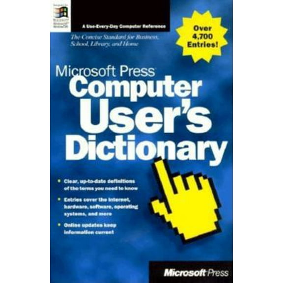 Pre-Owned Computer User's Dictionary (Paperback) 1572318627 9781572318625