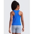 thumbnail image 2 of CRZ YOGA Girls Seamless Athletic Tank Tops Waist Length Active Dance Casual Racerback Sleeveless Shirts Kids Teen, 2 of 5