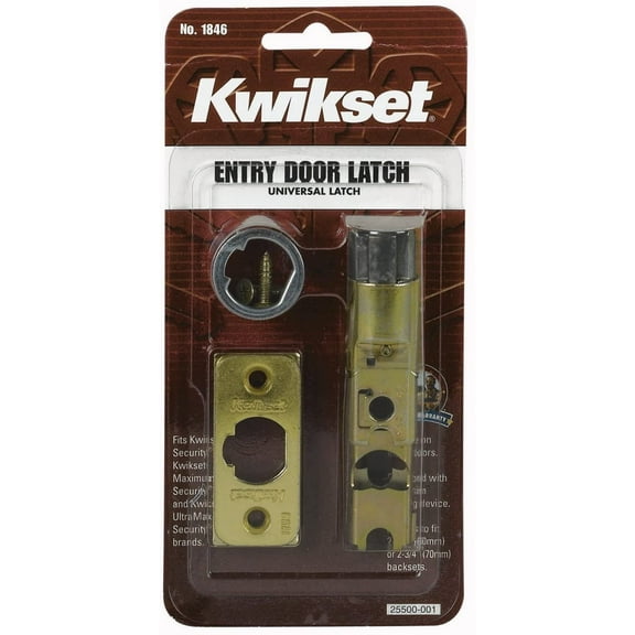Kwikset Universal Latch 6-Way Entry Door Latch Steel