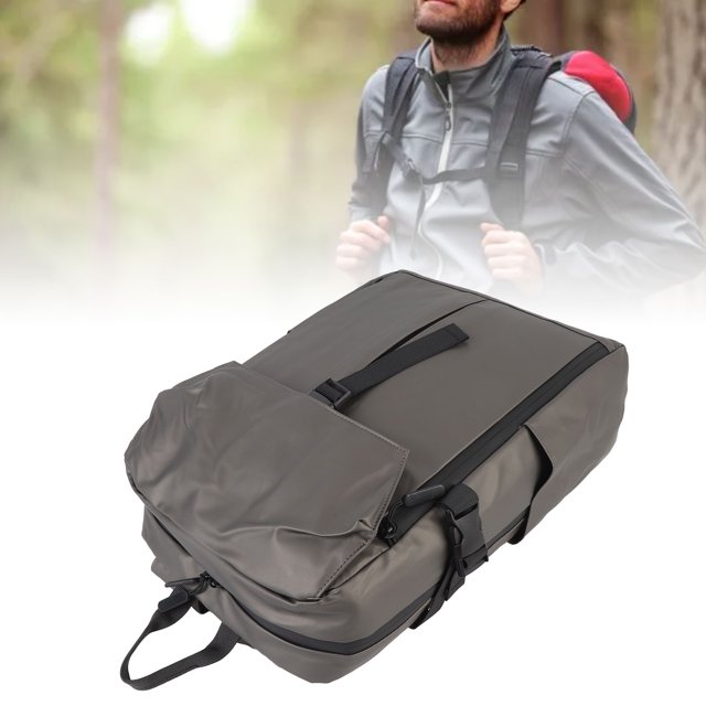 Mochila para casco de moto, mochila de 20 a 35l de gran capacidad a prueba de salpicaduras con múltiples compartimentos mochila de viaje ligera y para hombre negros