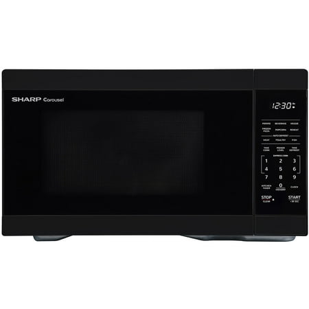 Sharp 1.1-Cu. Ft. Countertop Microwave Oven in Black
