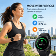 thumbnail image 4 of VILINICE Smart Watch Fits for Android & iPhone,Smartwatch for Men Women, 1.43" AMOLED Touchscreen Fitness Tracker,120 Plus Sports Modes, IP68,Bluetooth Call,for Gift Black, 4 of 9