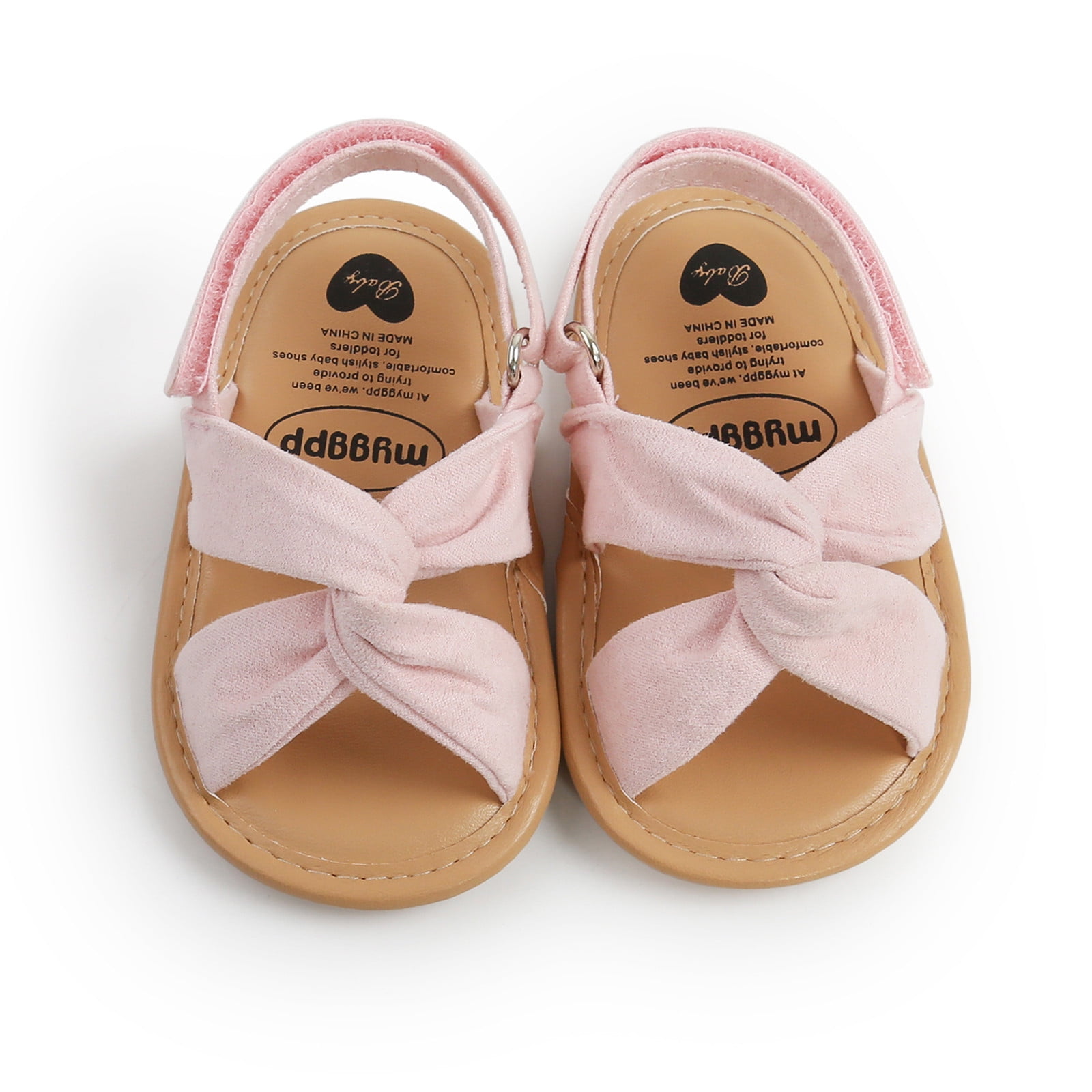 Baby / Toddler Crisscross Vamp Bow Decor Open Toe Prewalker Shoes
