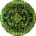 thumbnail image 1 of Ahgly Company Indoor Round Persian Green Traditional Area Rugs, 7' Round, 1 of 1