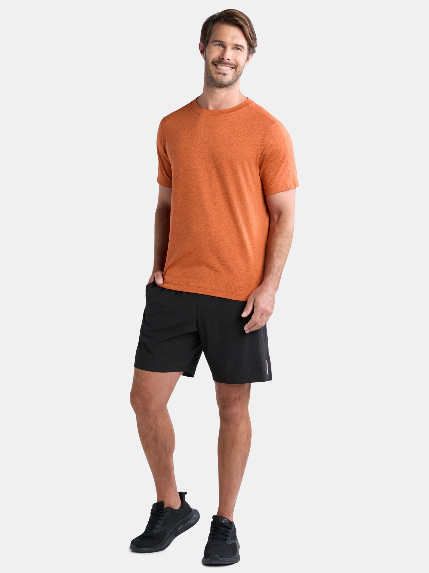 Athletic Works Men's and Big & Tall Men's Soft ButterCore Tee with Short Sleeves, Sizes S-5XL