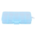 thumbnail image 3 of Thinsony 10 Grid Plastic Jewelry Removable Storage Box Beads Container Earring Blue 12.8x6.5x2.2cm 1Set, 3 of 5