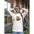 thumbnail image 2 of Atlanta City On A Peach Sweatshirt Women -Image by Shutterstock, Female x-Large, 2 of 4