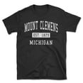 thumbnail image 1 of Mount Clemens Michigan Classic Established Men's Cotton T-Shirt, 1 of 1