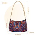 thumbnail image 3 of FORMRS Womens Shoulder Bag with Chain Strap Clutch Purse Cute Tote Handbag, Red Geometric Eagle, 3 of 7
