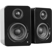 Kanto Living YU2 Powered Desktop Speakers, Gloss Black