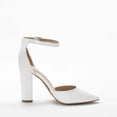 thumbnail image 2 of Zapatos para Mujer DREAM PAIRS Tacones de Bloque Coco Blancos, 2 of 8