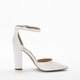 thumbnail image 2 of Zapatos de Tacón Cuadrado Coco para Mujer DREAM PAIRS Blancos, 2 of 8
