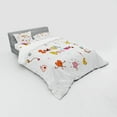thumbnail image 3 of Ambesonne Saying Bedding Set 3 Pcs, Linear Stars and Heart Print, Twin, Multicolor, 3 of 3