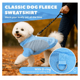 thumbnail image 6 of Pet Dog Turtleneck Knitting Sweater Coat Winter Warmer Thickening Pullover Knitwear Crochet Coat Clothes for Small Medium Large Dog Puppy Cat - Sky Blue, 5XL, 6 of 10