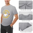 thumbnail image 5 of All I Need Is Coffee And Pi Mens T-shirts Geekey Funny Novelty Tees gray, 5 of 5