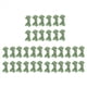 thumbnail image 1 of Servilletas de Servilletas de Cena Arrugadas Servilletas de Mesa Servilletas Decorativas de Tela (Verde, 36 Paquetes), 1 of 5