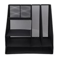 thumbnail image 1 of Desk File Organizer, Mesh Desk Organizer 2 Columns 4 Layers Iron Metal Frame Thickened Lightweight Powder Coating  for Office, 1 of 7