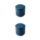 thumbnail image 1 of Billuyoard Bote de basura ABS con función de bolsa de basura oculta: amplia aplicación en escritorio, baño, dormitorio, cocina Azul emergente 2Conjunto, 1 of 6