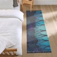 thumbnail image 3 of Yayeee Runner Rug for Bedroom 2'x6' Machine Washable Hallway Non Slip Mat, Purple Moonlight Forest, 3 of 8