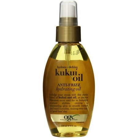 - OGX Hydrate & Defrizz Kukui Oil Anti-Frizz Hydrating Oil 4 oz (Pack of 2)