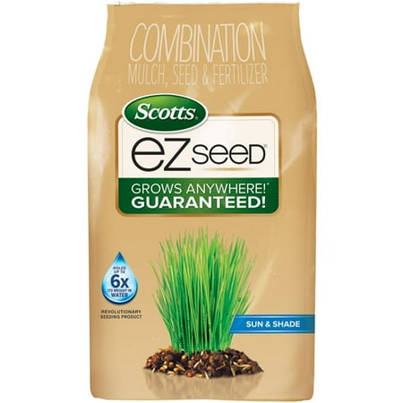 seed mulch grass scotts