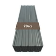 thumbnail image 3 of Miniyam 20 Pcs 61" x 18.9" Galvanized Steel Corrugated Roof Panels, Metal Roofing Sheets for Gazebo, Garage, Shed, Patio, Mobile Home, 3 of 9