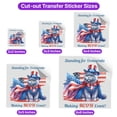 thumbnail image 5 of Democratic British Shorthair Cat Making Meow Count Election 2024 Cutout Transfer Sticker Cat Lover Kitten Owner Gifts Transparent Decal Art Decor - 01001, 5 of 5