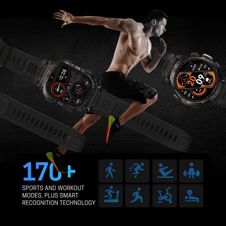 スマート Free Shipping! Carbinox Smartwatch with GPS 170+ Sports Modes