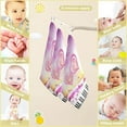 thumbnail image 2 of 3 PCS Piano Keys Hearts Baby Muslin Washcloths, Butterflies Soft Absorbent Face Towel Burp Cloths Cotton Bath Wipes Infant Wash Cloth for Newborn Boys Girls, 2 of 6