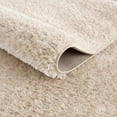 thumbnail image 6 of Hauteloom Heavenly Solid Shag Area Rug for Living Room Bedroom - High Pile Fluffy Carpet - Soft Shaggy Cozy Plush Rug - Light Brown, Dark Beige - 6'7" x 9', 6 of 12