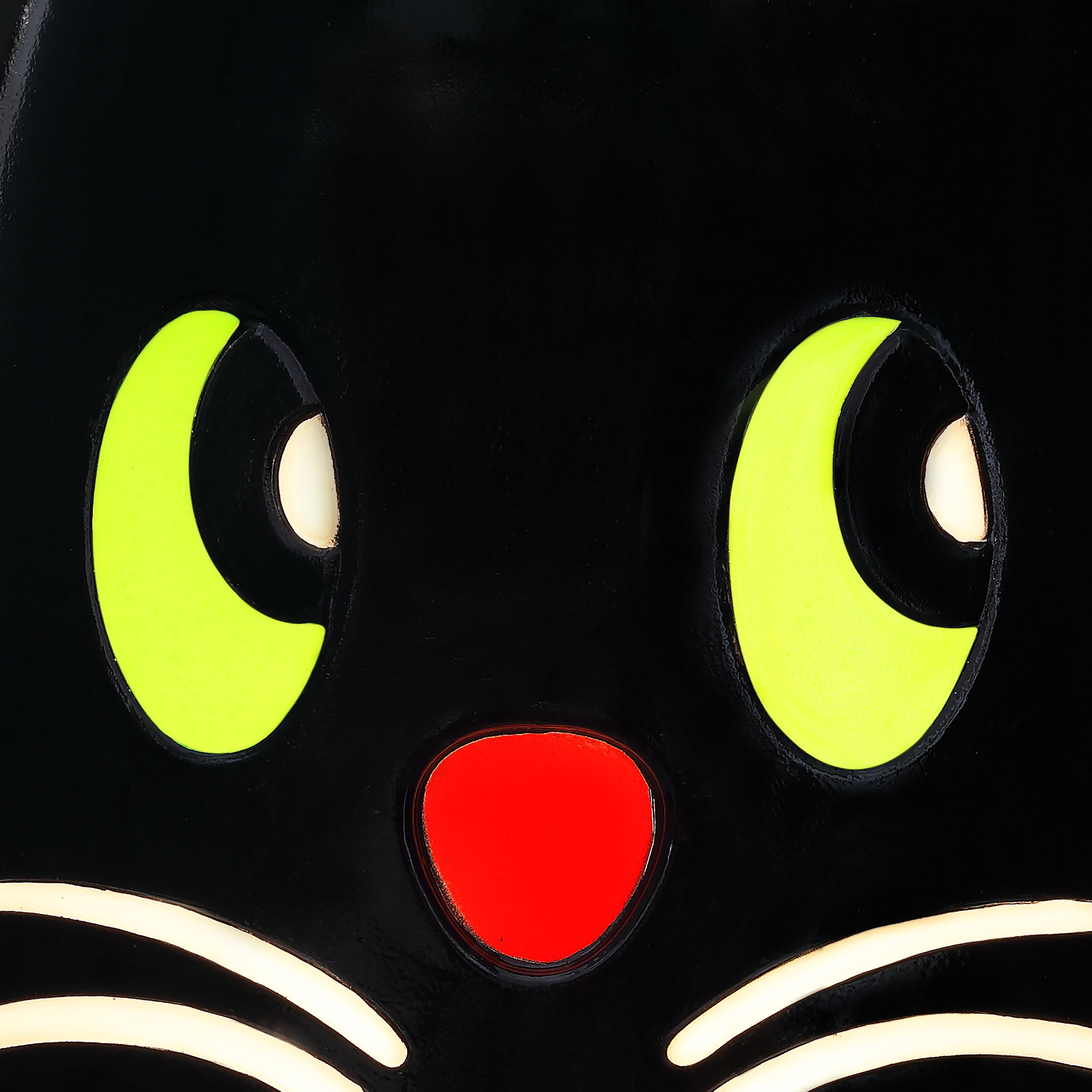 Mr. Halloween 18" Lit Blow Mold Black Cat, Black