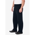 thumbnail image 3 of KingSize Men's Big & Tall Heavyweight Double Knit Open Bottom Sweatpants, 3 of 4