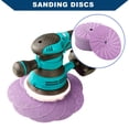 thumbnail image 2 of Unique Bargains Disques de Ponçage Ronds Crochet et Boucle Papier de Verre Réparation Automobile Durabilité 6 Pouces 2000gril 50 Pcs Violet, 2 of 7