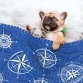 thumbnail image 3 of Naloa Compass Dog Blanket, 3 Sizes Cat Blanket for Indoor Cats Large Medium Small Dog Gifts-Small, 3 of 8