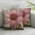 thumbnail image 3 of PRATYUS Thank Heaven for Little Girls Throw Pillow Cover Wreath Floral Boho Foliage Leaves Elegance Pillow Case Decorative Men Women Boy Girl Room Cushion Cover for Home Couch Bed 24x24in, 3 of 5