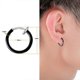 thumbnail image 3 of ZIMENew Popular 1 piece Stainless Steel Painless Ear Clip Earrings For Men/Women Punk Black Non PiercingEarrings Jewelry Gifts, 3 of 5