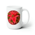 thumbnail image 3 of Poinsettia Flower White 15 oz Ceramic Mug by JC Designs, 3 of 5