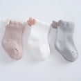 thumbnail image 4 of Babies' Toddler Socks Skin-friendly And Breathable Babies' Cozy Cotton Socks Simple And Sweet Babies' Non-skid Socks Nine Colors Exquisite Workmanship, 4 of 5