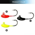 thumbnail image 6 of Cheers.US 10 Pcs 1.5g 2.4cm Fishing Hooks Smooth Surface Easy Installation High Carbon Steel Jig Hooks with Round Jig Head Compatible, 6 of 7