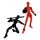 thumbnail image 2 of 2 Pcs T13 Action Figure Robot,Stikbot Toys with Weapon Accessories, Titan 13 Action Figure,3D Printed Multi-Jointed Movable, The Toys That Children Hope To Have (Multi-Color), 2 of 5