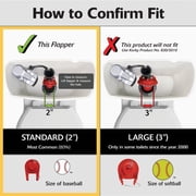 Korky QuietFILL Fill Valve and Standard 2-Inch Rubber Toilet Flapper Kit (818BP)