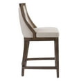 thumbnail image 6 of Home Square Leather Counter Stool in Cappuccino Finish - Set of 2, 6 of 9