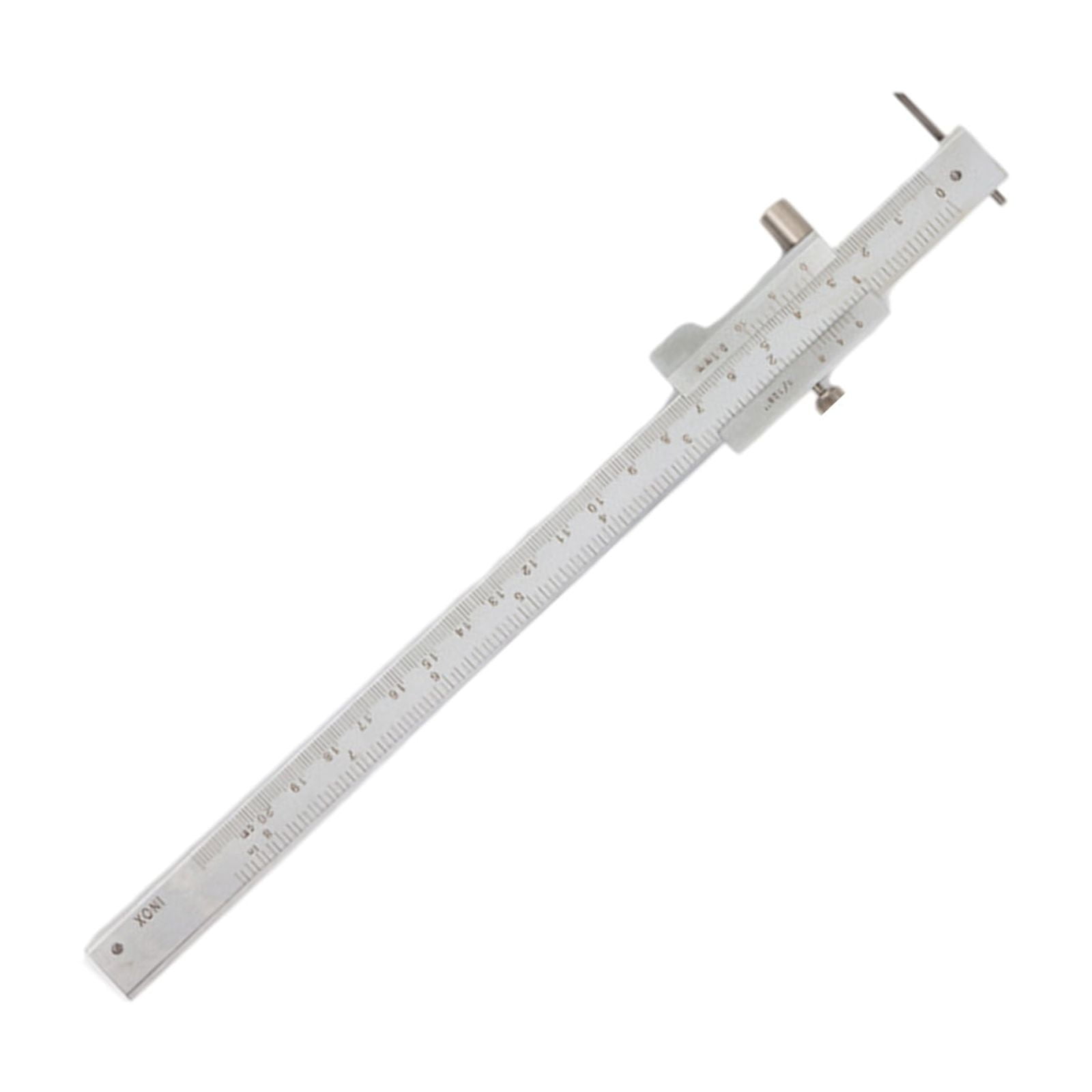 BIBABLYKE Metal Verniers Calipers 8in 200mm Stainless Steel with Engraveds Scale for Scribing Iron Wood and Other Surfaces