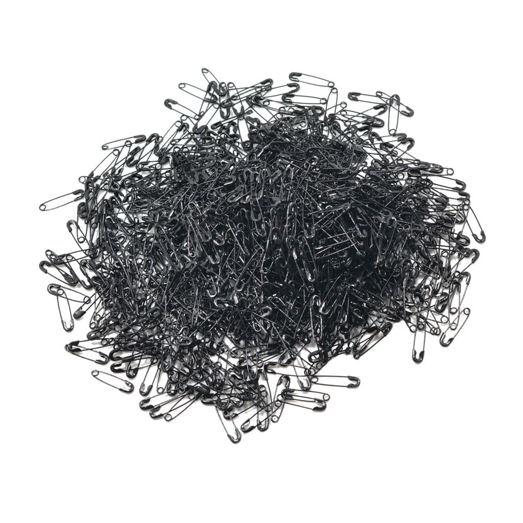 Milageto Pack of 500 Assorted Crafting Supplies in Black - DIY Jewelry And Sewing Kit 5 Pcs