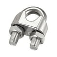 thumbnail image 1 of Unique Bargains 304 Stainless Steel Wire Rope Clip Clamp for 10mm Diameter Cable, 8 Pack, 1 of 5