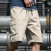 Men's Multi-Pockets Fashion Cargo Shorts Casual Work Bermudas Pants