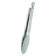 thumbnail image 1 of Xihbxyly Pinzas de Cocina Antiadherentes de 23 Cm, Resistentes Al Calor Hasta 248 °C, de Acero Inoxidable 304 Duradero, con Mango Antideslizante Cómodo, Aptas para Lavavajillas, Ideales para Hornear,, 1 of 2