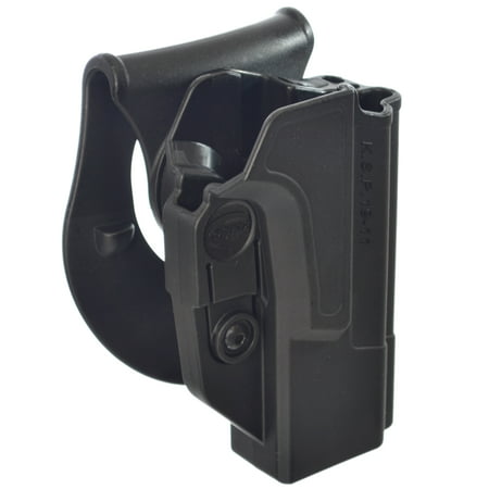 Orpaz 1911 Gun Holster Polymer 360 Rotation Paddle & Belt w/ Tension (Best 45 Ammo For 1911)