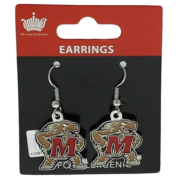 University of Maryland Dangler Earrings