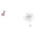 thumbnail image 1 of Elegante Reloj De Pared Con Escultura De Gato, Adorno Para Chimenea Y Cocina, Con Grandes Números Arábigos, Obra De Arte Ligera Y Silenciosa., 1 of 8
